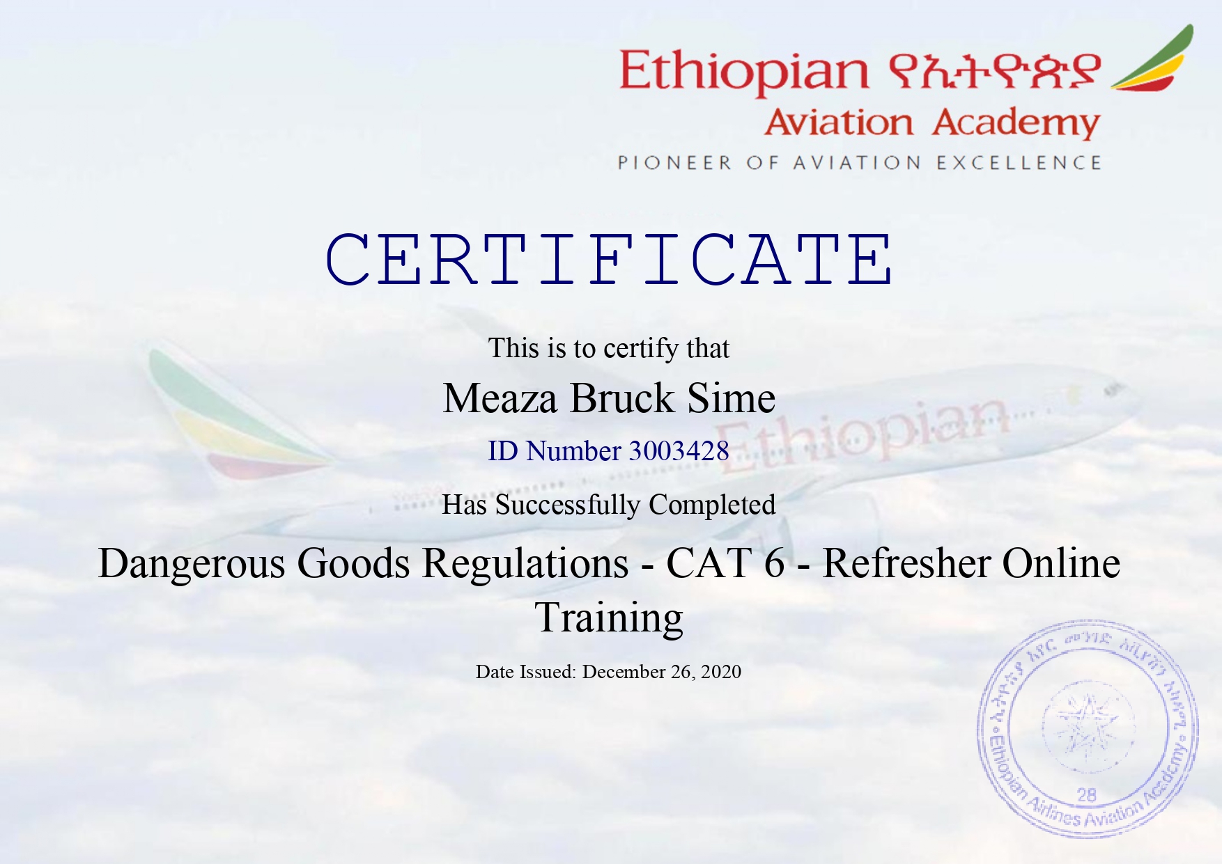 DGR 6_Certificate for Regulations Category 6- Refresher - Meaza Bruck_page-0001
